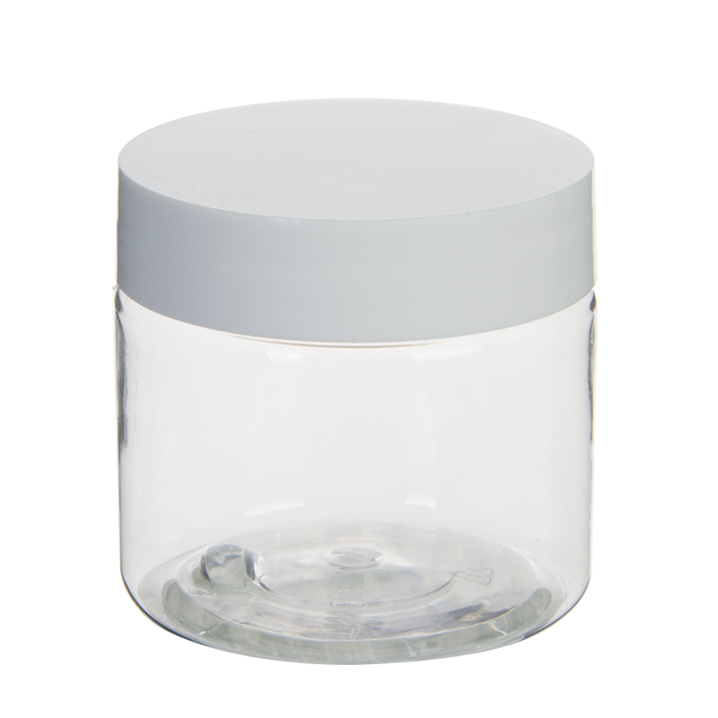 50ml Clear Plastic PET Straight Sided Jar with Lids Manufacturer