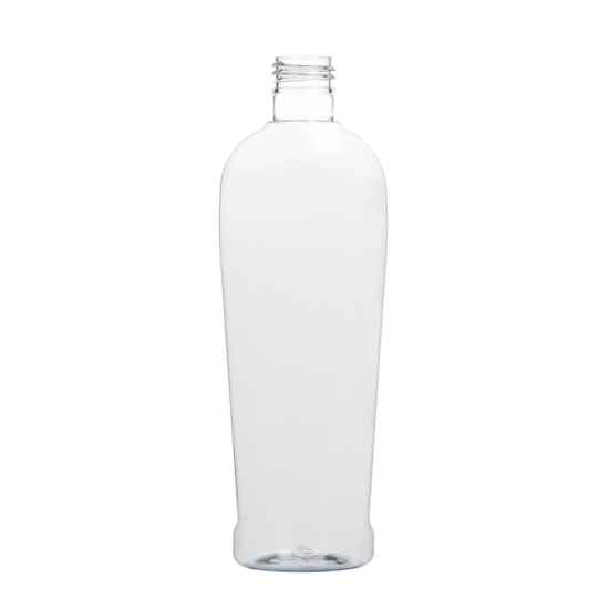 PET-Plastik flache ovale Flasche