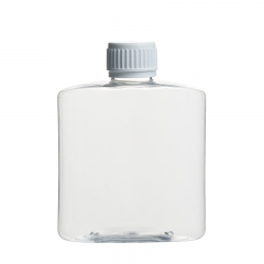 Runde Plastikflasche aus Kunststoff