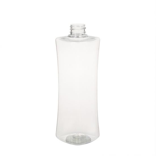500ml 28mm hals größe einzigartige form kunststoff pet flasche für lotion oder shampoo kpet28-500-22d