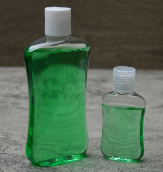  50m 250ml plastisch leere Hand Desinfektionsmittel gel waschfrei Gelflaschen mit Flip-Cap