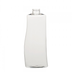 Wellenform oval 750ml Haustierflasche einzigartiges Design für Shampoo
