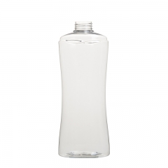 kleine Taille oval 800ml Kunststoff-Haustierflasche kosmetische Verpackung