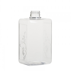 rechteckig viereckig 500ml leer 16oz Kosmetikbehälter Plastikflasche