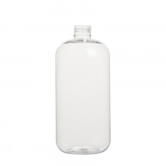 heißer Verkauf Boston Runde 500ml Kosmetikbehälter klare Haustierflasche