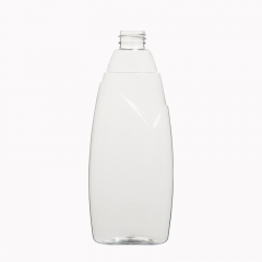 Schulter mit einzigartigem Design 500ml leer 16oz Kosmetische Behälter-Plastikflasche