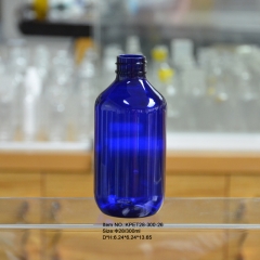  300ml 10oz blaue Haustierflasche