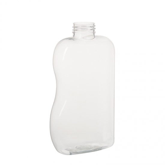 Welle auf einer Seite 500ml leer 16oz Kosmetische Behälter-Kunststoff-PET-Flasche