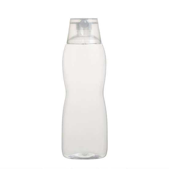 Kürbisform kleine Taille Flasche 500ml leer 16oz Kosmetische Haustierflasche für Shampoo