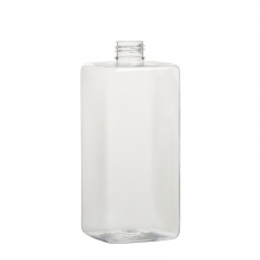 Quadratische Flasche 460ml Kunststoff-Haustierflasche.