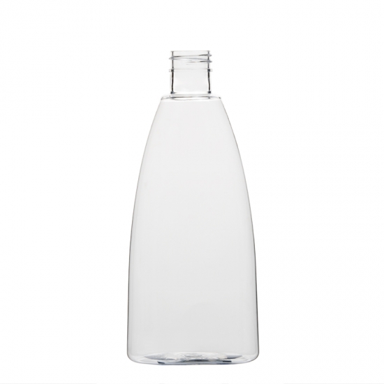 Kundenspezifische oval 420ml Plastik-Haustierflasche für Hautpflege