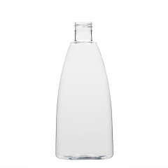 Kundenspezifische oval 420ml Plastik-Haustierflasche für Hautpflege