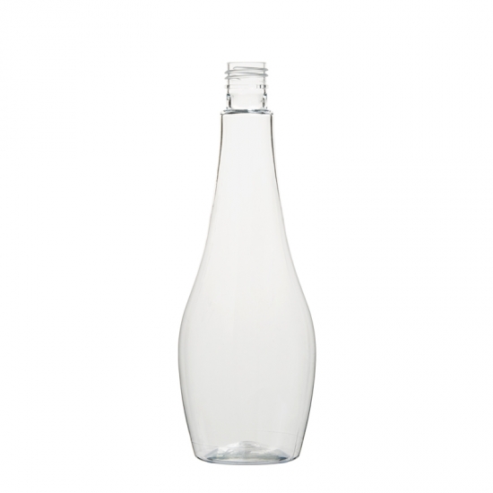 Pot Bauchflasche 420ml Plastik-Haustierflasche für Hautpflege