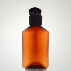  120ml Flache Haustierflasche mit Flip-Top-Kappe