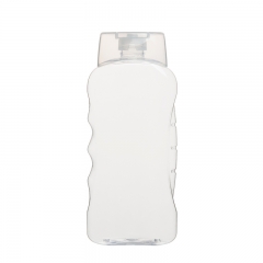 Seite wellenförmige Shampoo-Flasche 400ml 