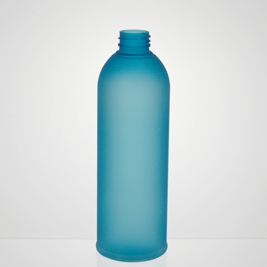 blaue matte flasche
