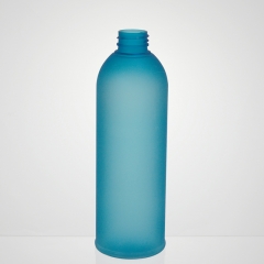 blaue matte flasche