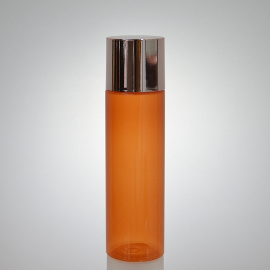 Orange Farblotion Pumpe Flasche