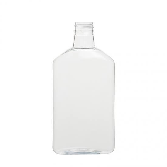 Schräge Schulterbier Flaschenform Ovale Haustierflasche 400ml 