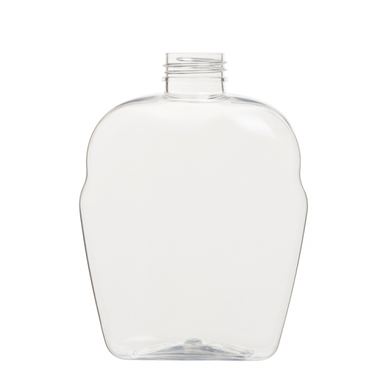 380ml Einzigartige Design-Fett-ovales Haustier-Kosmetik-Packung Plastikflasche