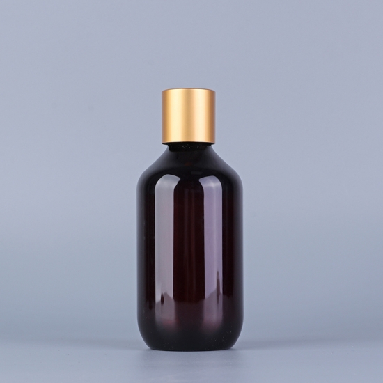 amber cosmetic bottle