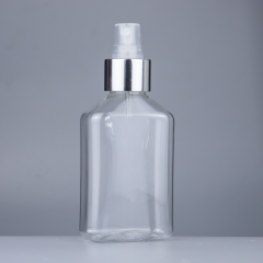 ovale flache PET-Flasche
